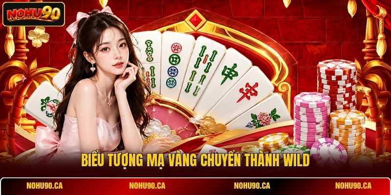 Biểu tượng mạ vàng chuyển thành Wild
